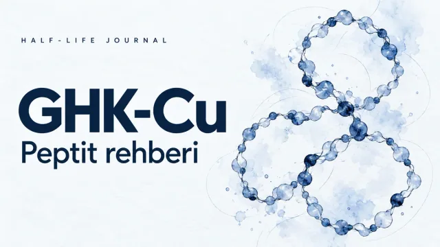Blue chain illustration on a light background for the GHK-Cu guide