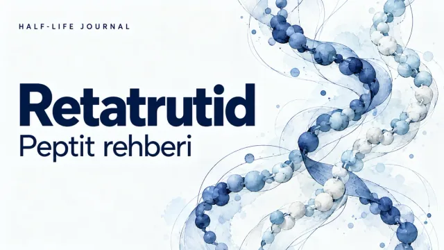 Blue chain illustration on a light background for the retatrutide guide